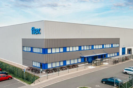 Exterior del edificio Flex en República Checa