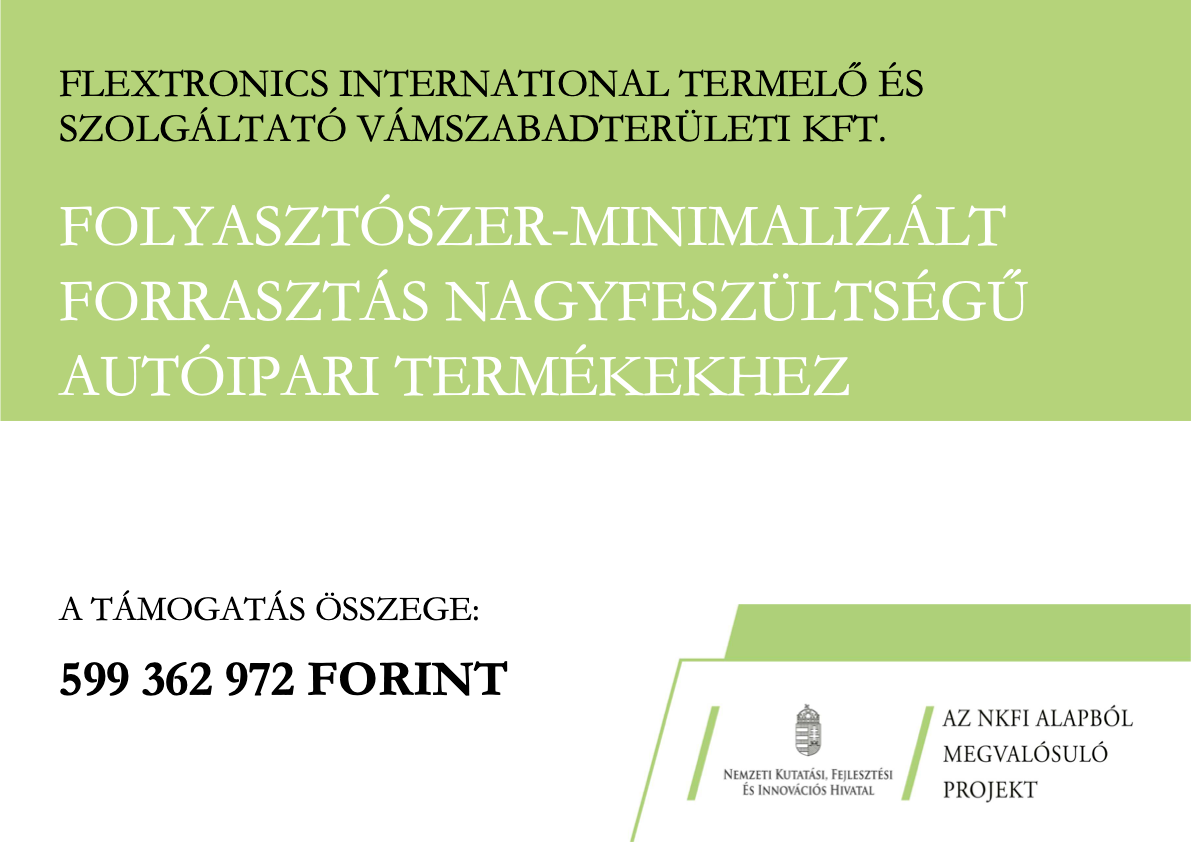 A Magyar Nemzeti Kutatási, Fejlesztési és Innovációs Alap által támogatott K+F