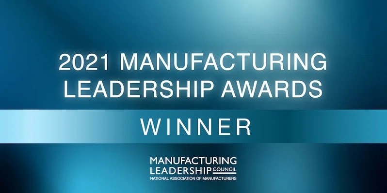 2021 Manufacturing Leadership Award Winner