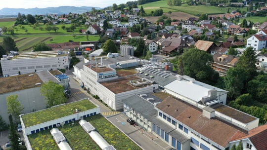 aerial view of a flex site