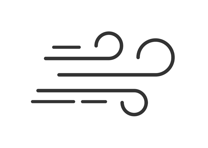 Air turbulence noise in appliances