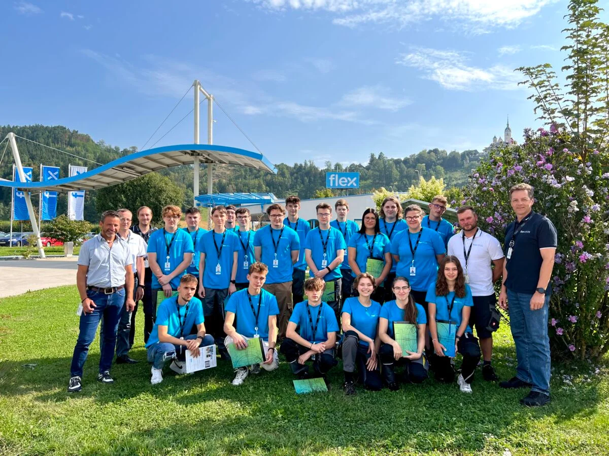 Group of apprentices in Althofen, Austria