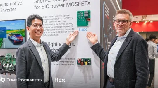 Mark Ng, Director of Automotive Systems at Texas Instruments, and Andreas Heim, Vice President of Engineering for Automotive at Flex