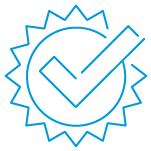 icon depicting third-party verification